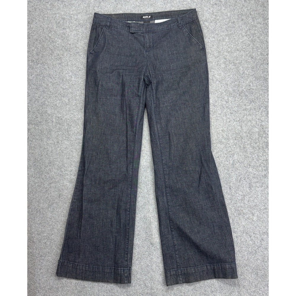 Allen B. by Allen Schwartz Womens Jeans Sz 10 Flare 33x31โ Stretch Dark Wash Y2K